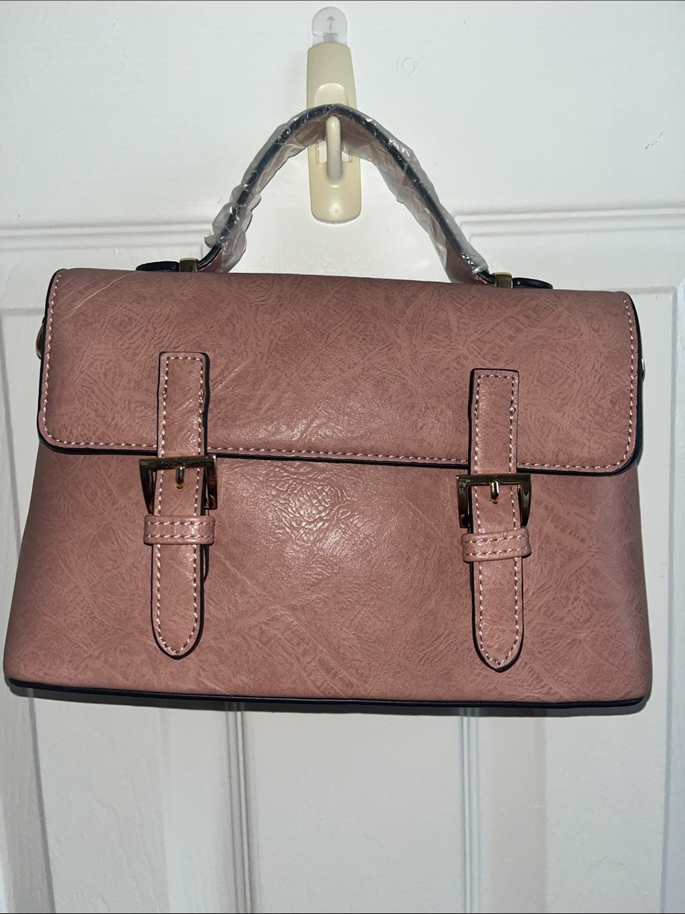 Women's Blush Pink Top-Handle Satchel